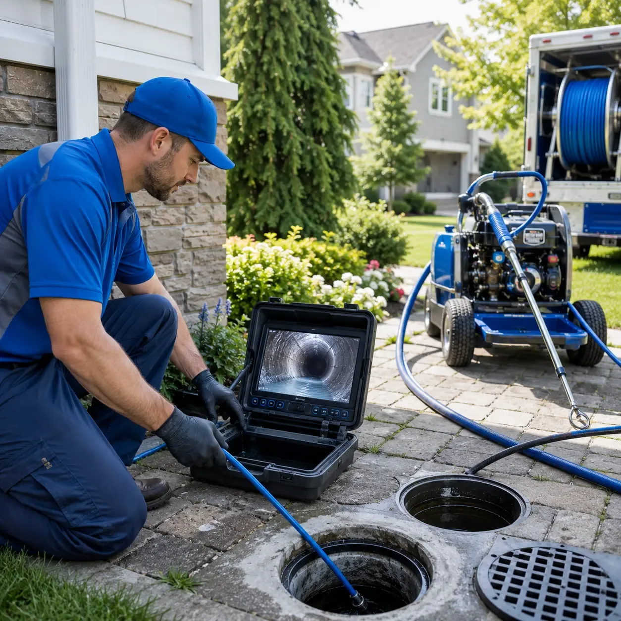 Outdoor drain cleaning professionals serving Brookside, DE